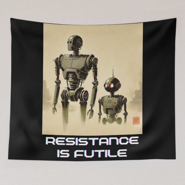 Item preview, Humanoid Robot The Bots Are Coming AI Sci Fi Futuristic Android AI Tech Graphic Tee designed and sold by TEEJAMBOREE.
