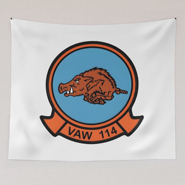Item preview, The Hormel Hawgs - VAW-114 Squadron Insignia designed and sold by CharlieDesings.
