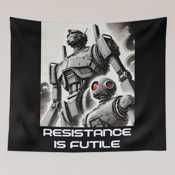 Item preview, Humanoid Robot The Bots Are Coming AI Sci Fi Futuristic Android AI Tech Graphic Tee designed and sold by TEEJAMBOREE.