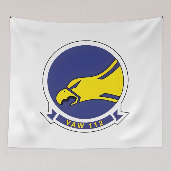 Item preview, The Golden Hawks - VAW-112 Squadron Insignia designed and sold by CharlieDesings.
