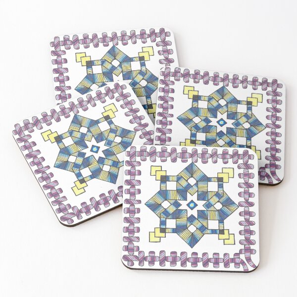 Item preview, Aten - Hand Drawn Geometric Pattern designed and sold by AJPrettyObscene.