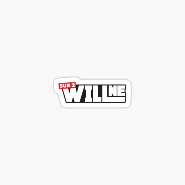 sub 2 willne sticker Sticker