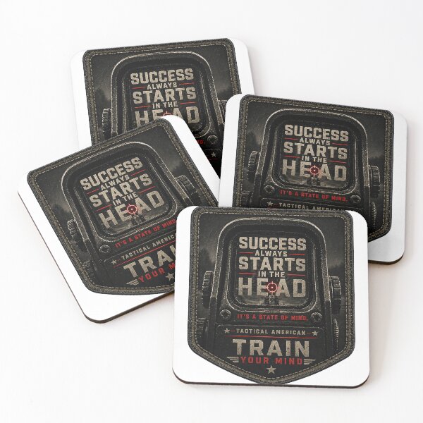 Item preview, Success Starts in the Head – Tactical Mindset Motivation Design | Train Your Mind Discipline Graphi designed and sold by Savage Discipleship.