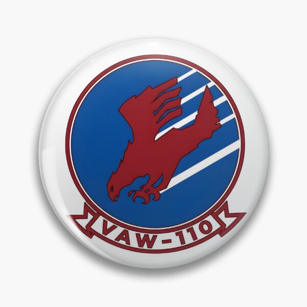 Item preview, Official Insignia of Carrier Airborne Early Warning Squadron 110 (VAW-110) "Firebirds" designed and sold by CharlieDesings.