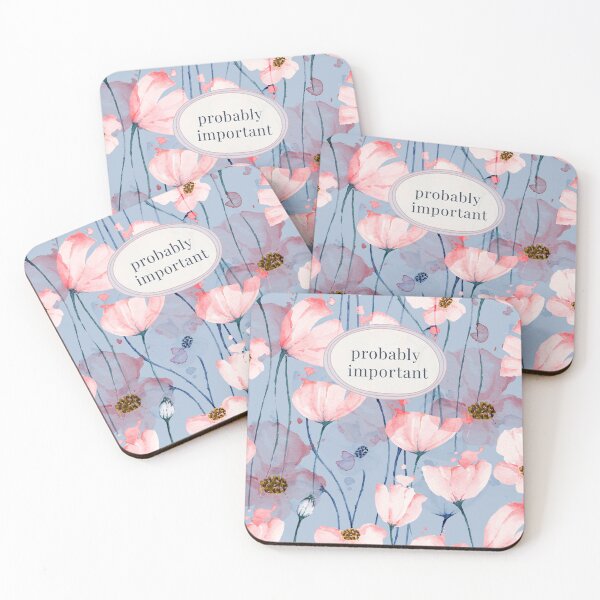 Item preview, Probably Important – Soft Floral Aesthetic Design designed and sold by Zajumaris Art & Heart.