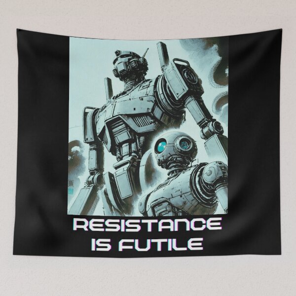 Item preview, Humanoid Robot The Bots Are Coming AI Sci Fi Futuristic Android AI Tech Graphic Tee designed and sold by TEEJAMBOREE.