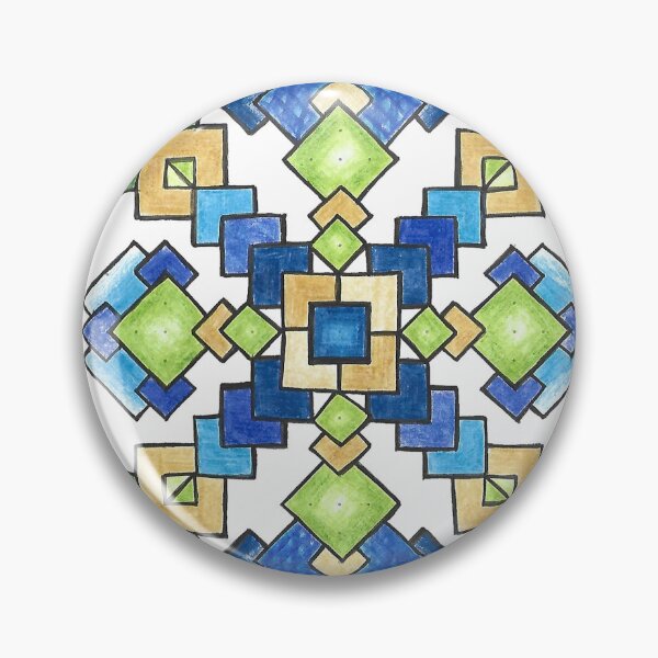 Item preview, Bartosz - Hand Drawn Geometric Pattern designed and sold by AJPrettyObscene.
