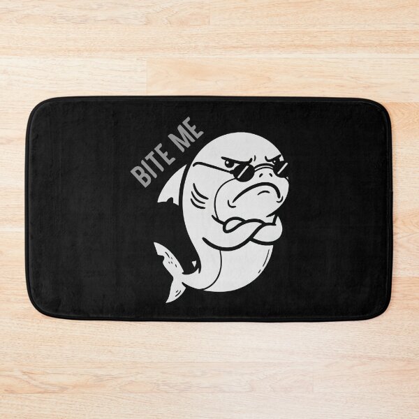 Item preview, Bite Me Funny Shark with Sunglasses designed and sold by Junglenimals.
