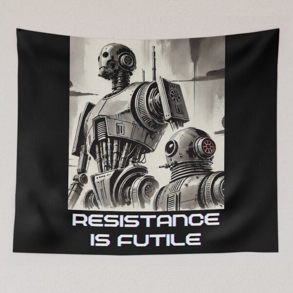 Item preview, Humanoid Robot The Bots Are Coming AI Sci Fi Futuristic Android AI Tech Graphic Tee designed and sold by TEEJAMBOREE.