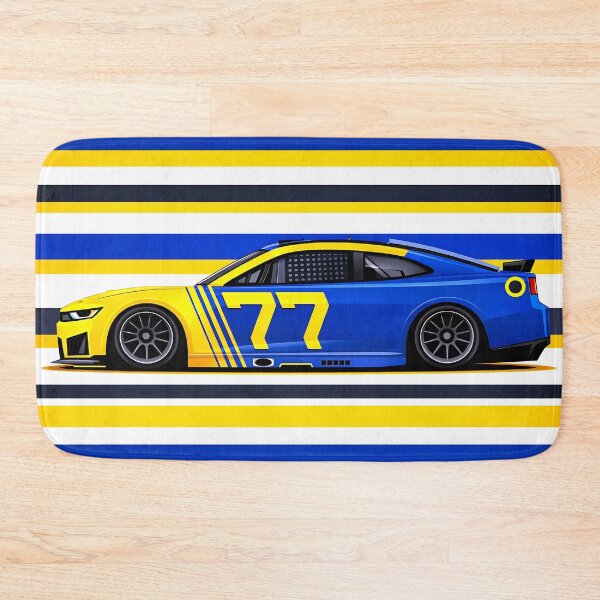 Item preview, 2026 #77 Carson Hocevar Yellow & Blue Nascar  designed and sold by PitWallArt.