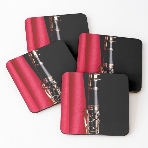 Item preview, Clarinet in Red Light – Jazz Instrument Fine Art Photography designed and sold by DBM Photo Art 1.
