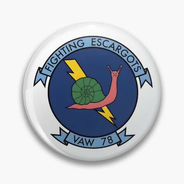 Item preview, Official Insignia of Carrier Airborne Early Warning Squadron 78 (VAW-78) "Fighting Escargots" designed and sold by CharlieDesings.