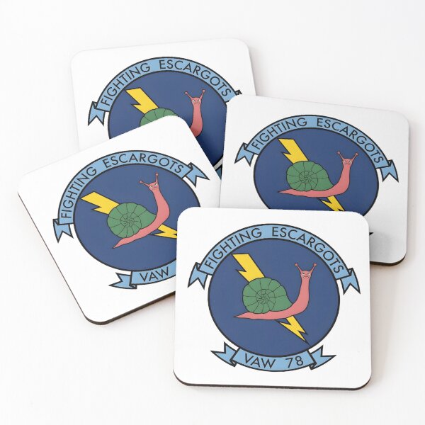 Item preview, Official Insignia of Carrier Airborne Early Warning Squadron 78 (VAW-78) "Fighting Escargots" designed and sold by CharlieDesings.