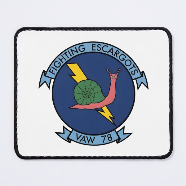Item preview, Official Insignia of Carrier Airborne Early Warning Squadron 78 (VAW-78) "Fighting Escargots" designed and sold by CharlieDesings.