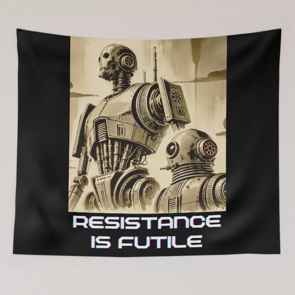Item preview, Humanoid Robot The Bots Are Coming AI Sci Fi Futuristic Android AI Tech Graphic Tee designed and sold by TEEJAMBOREE.