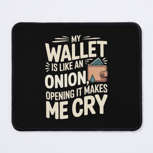 Item preview, My Wallet Is Like an Onion Funny Quote Sarcastic Wallet Humor T-Shirt designed and sold by ABLAT-CREATIONS.