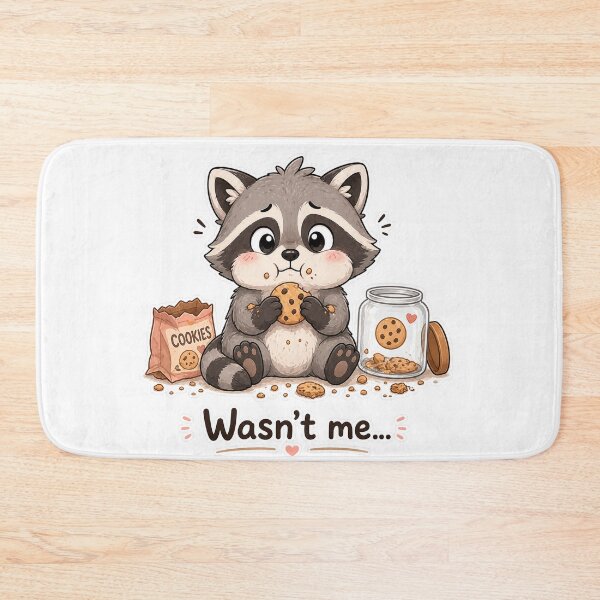 Item preview, Raccoon Cookie Theft Wasnt Me Funny Moment designed and sold by Sadia  Jannat.
