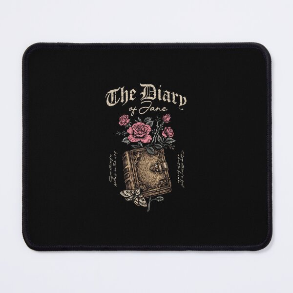 Item preview, The Diary of Jane Floral Book Bookworm Bookish Gothic Humor designed and sold by najaks.