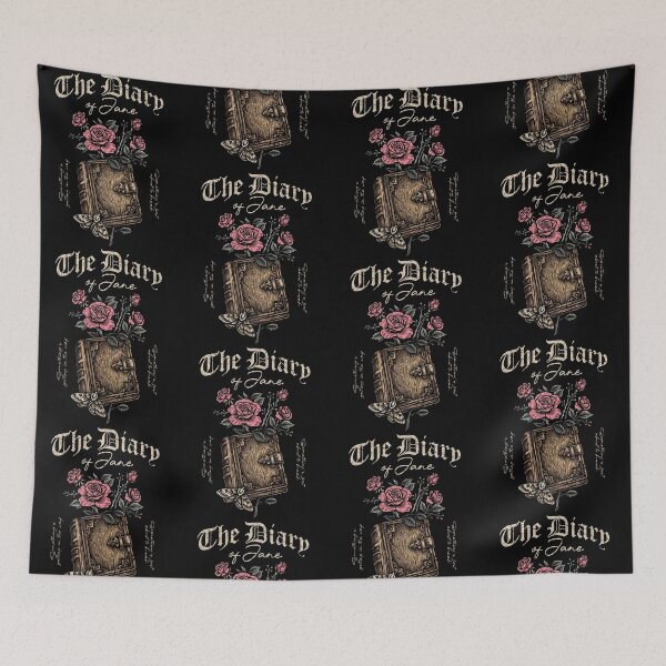 Item preview, The Diary of Jane Floral Book Bookworm Bookish Gothic Humor designed and sold by najaks.