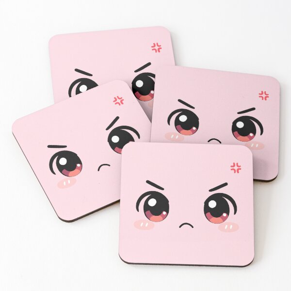 Item preview, Kawaii Cute Angry Anime Eyes - Chibi Tsundere Expression designed and sold by StyleNext.