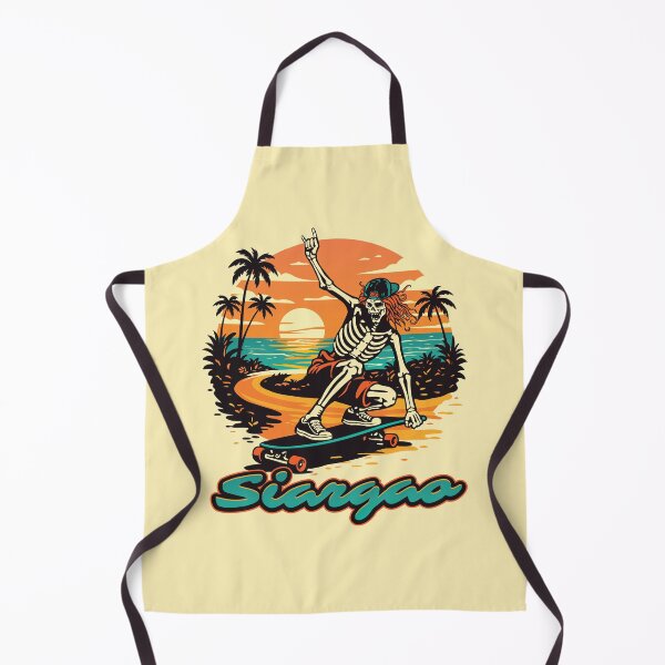 Item preview, Siargao Skate Longboard Skeleton Tropical Graphic designed and sold by Teeleo.