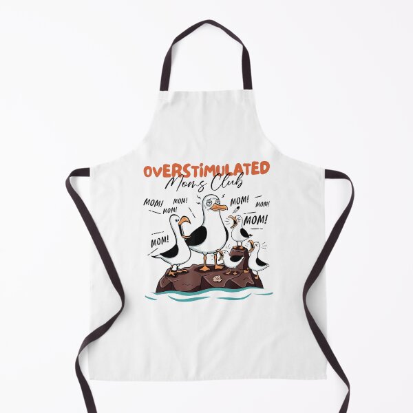 Item preview, Overstimulated Moms Club Seagull Bird Mom Mother's Day designed and sold by najaks.