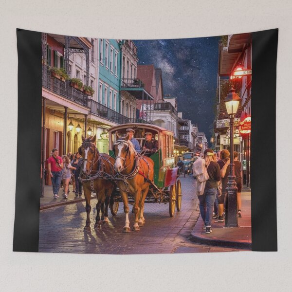 Item preview, New Orleans Bourbon Street - Jazz All Night Long designed and sold by DBM Photo Art 1.
