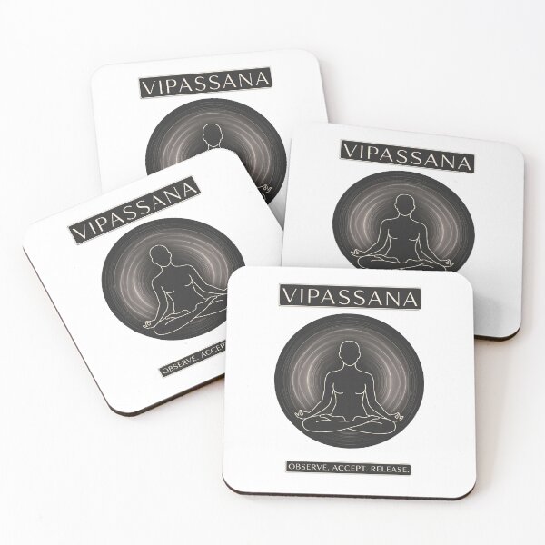 Item preview, Vipassana – Observe Accept Release | Mindfulness Meditation Design designed and sold by ArtsyExplorer.