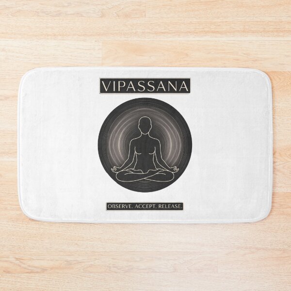Item preview, Vipassana – Observe Accept Release | Mindfulness Meditation Design designed and sold by ArtsyExplorer.