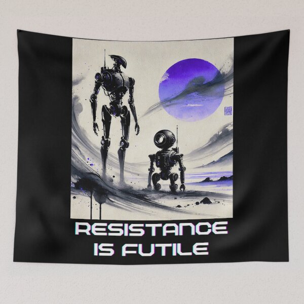 Item preview, Humanoid Robot The Bots Are Coming AI Sci Fi Futuristic Android AI Tech Graphic Tee designed and sold by TEEJAMBOREE.