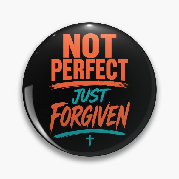 Item preview,  Not Perfect Just Forgiven Christian T-Shirt, sticker, mug, bags, bottle, tatto | Faith-Based Inspirational Jesus Shirt for Men & Women designed and sold by Billium Halder.