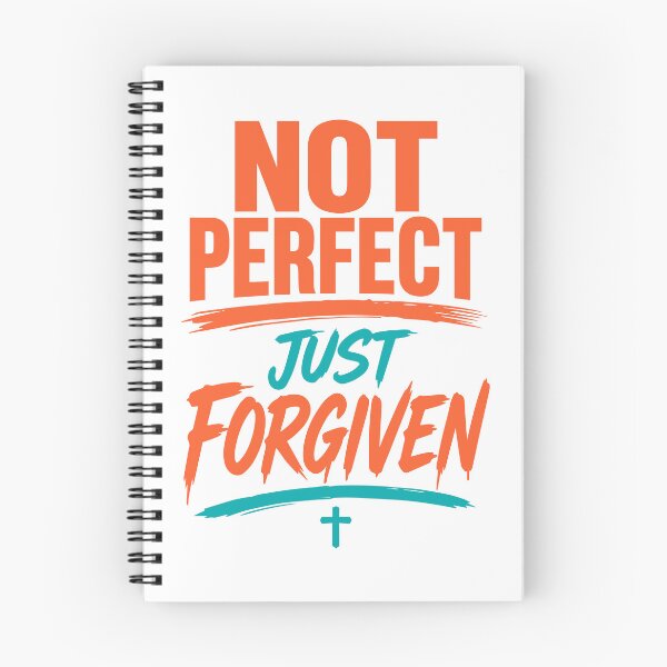 Item preview,  Not Perfect Just Forgiven Christian T-Shirt, sticker, mug, bags, bottle, tatto | Faith-Based Inspirational Jesus Shirt for Men & Women designed and sold by Billium Halder.