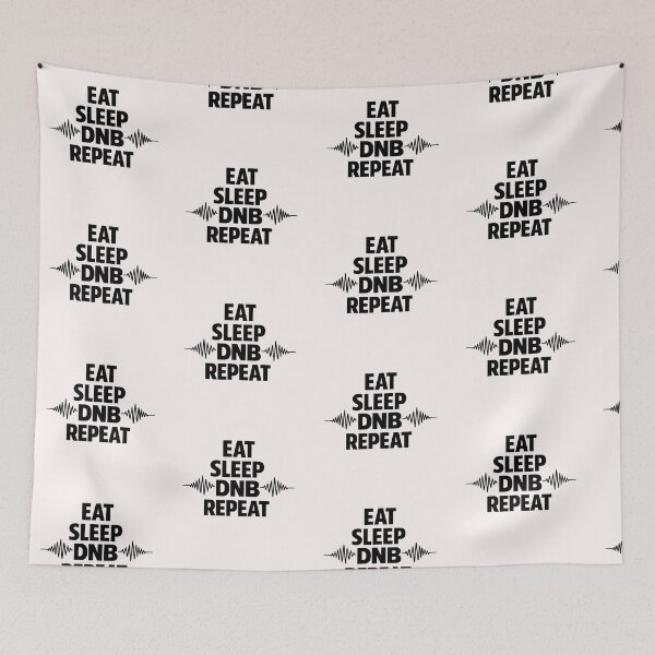 Item preview, Eat Sleep DNB Repeat designed and sold by  ZenRave Designs.
