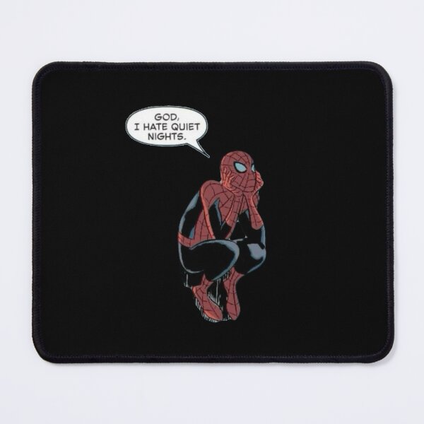 Item preview, Spidey “God, I Hate Quiet Nights” designed and sold by NDrake31.