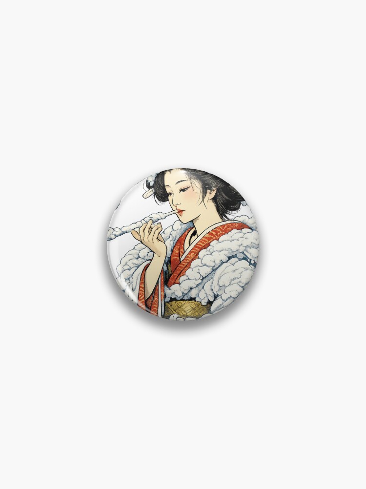 Thumbnail 1 von 3, Button, Edo Geisha designt und verkauft von HD3284.