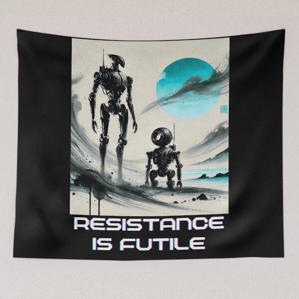 Item preview, Humanoid Robot The Bots Are Coming AI Sci Fi Futuristic Android AI Tech Graphic Tee designed and sold by TEEJAMBOREE.