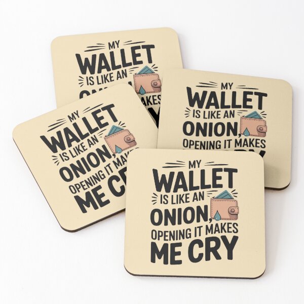 Item preview, My Wallet Is Like an Onion Funny Quote Sarcastic Wallet Humor T-Shirt designed and sold by ABLAT-CREATIONS.
