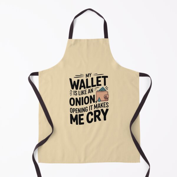 Item preview, My Wallet Is Like an Onion Funny Quote Sarcastic Wallet Humor T-Shirt designed and sold by ABLAT_CREATIONS.