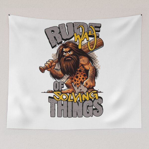 Item preview, Angry Caveman Cartoon Graphic designed and sold by Future Fashion 07.