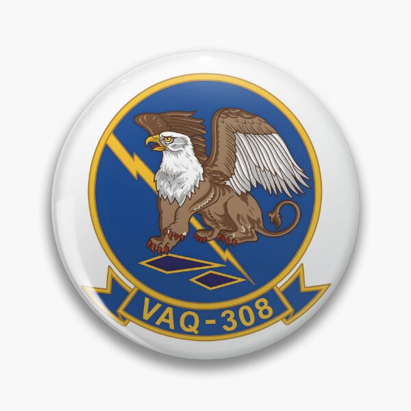 Item preview, Official Insignia of Tactical Electronic Warfare Squadron 308 (VAQ-308) "Griffins" designed and sold by CharlieDesings.