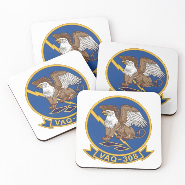Item preview, Official Insignia of Tactical Electronic Warfare Squadron 308 (VAQ-308) "Griffins" designed and sold by CharlieDesings.