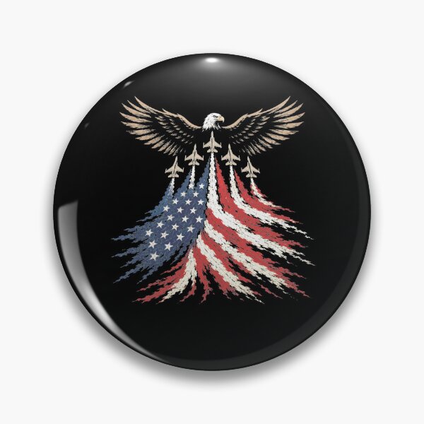Item preview, USA Fighter Jet American Flag Patriotic Eagle 4th of July  designed and sold by clothesy7.