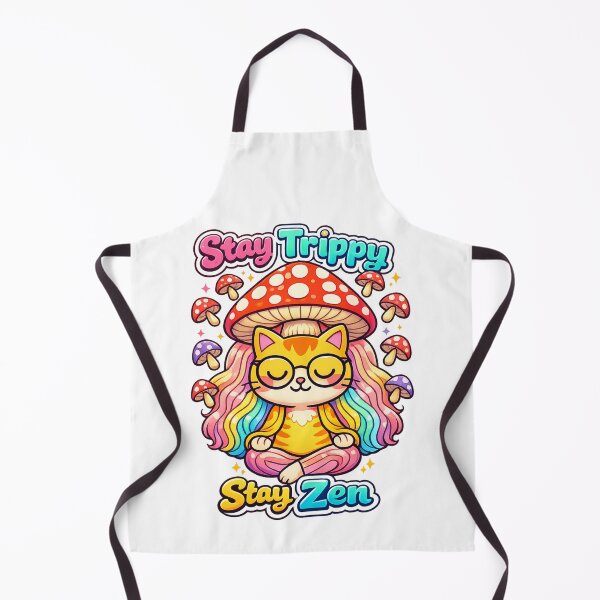 Item preview, Trippy Cat Zen Essential T-Shirt designed and sold by SoftSproutstu.