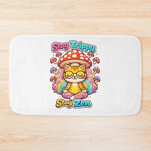 Item preview, Trippy Cat Zen Essential T-Shirt designed and sold by SoftSproutstu.