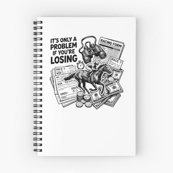 Item preview, It's Only A Problem If You're Losing Horse Racing Gambling Gear designed and sold by DynamicDesign.