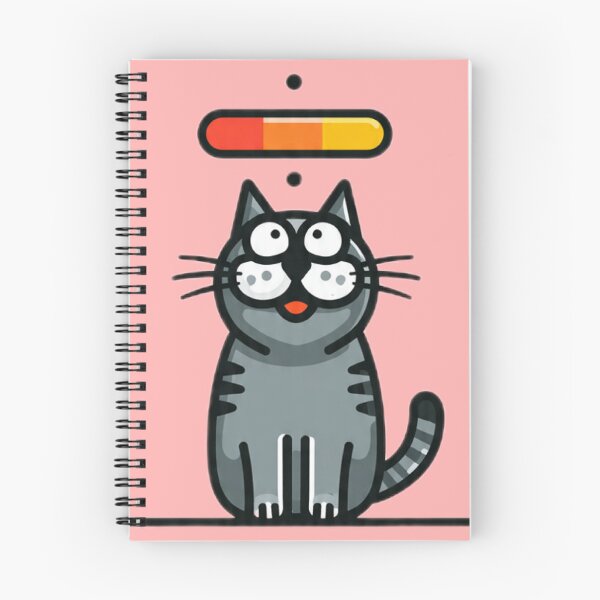 Item preview, Brain Buffering Cartoon Cat Meme designed and sold by Moody Vibes Studio.