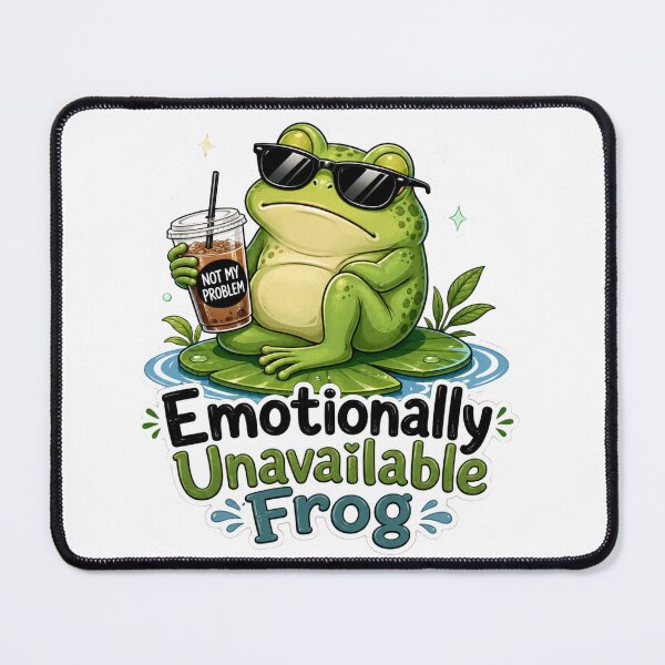Item preview, Emotionally Unavailable Frog designed and sold by EDAE.