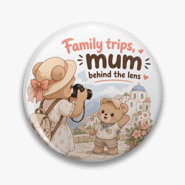 Item preview, Family Trips Mum Behind the Lens designed and sold by Podartfulpress.