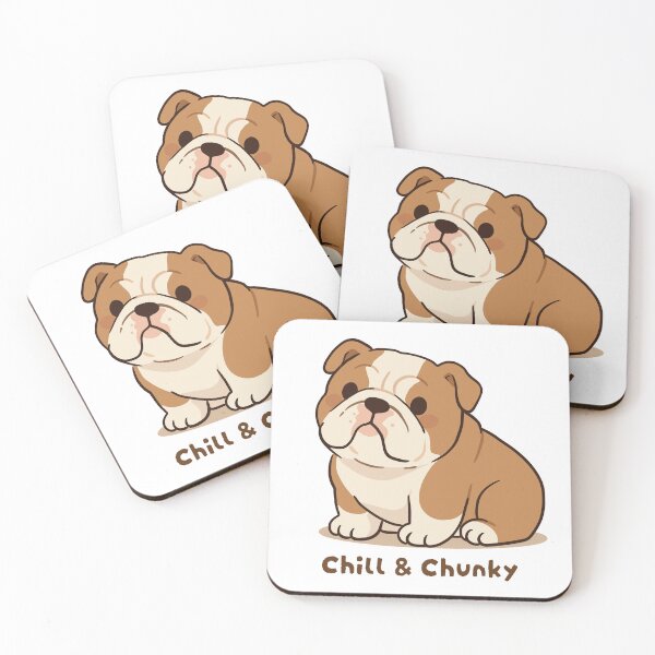 Item preview, English Bulldog Chill And Chunky Cute Puppy designed and sold by MJ ART.