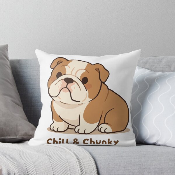 Item preview, English Bulldog Chill And Chunky Cute Puppy designed and sold by MJ ART.
